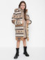 Пуховое пальто из шерсти и кашемира Burberry  –  МодельОбщийВид