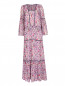 Платье-макси с цветочным узором Juicy Couture  –  Общий вид
