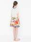 Платье из хлопка с аппликацией Dolce & Gabbana  –  МодельВерхНиз1