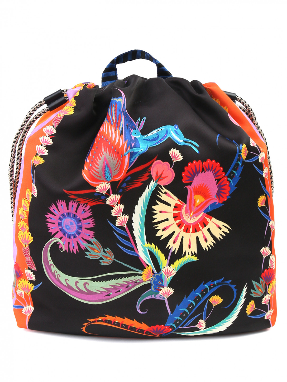 Рюкзак с узором Etro  –  Общий вид  – Цвет:  Мультиколор