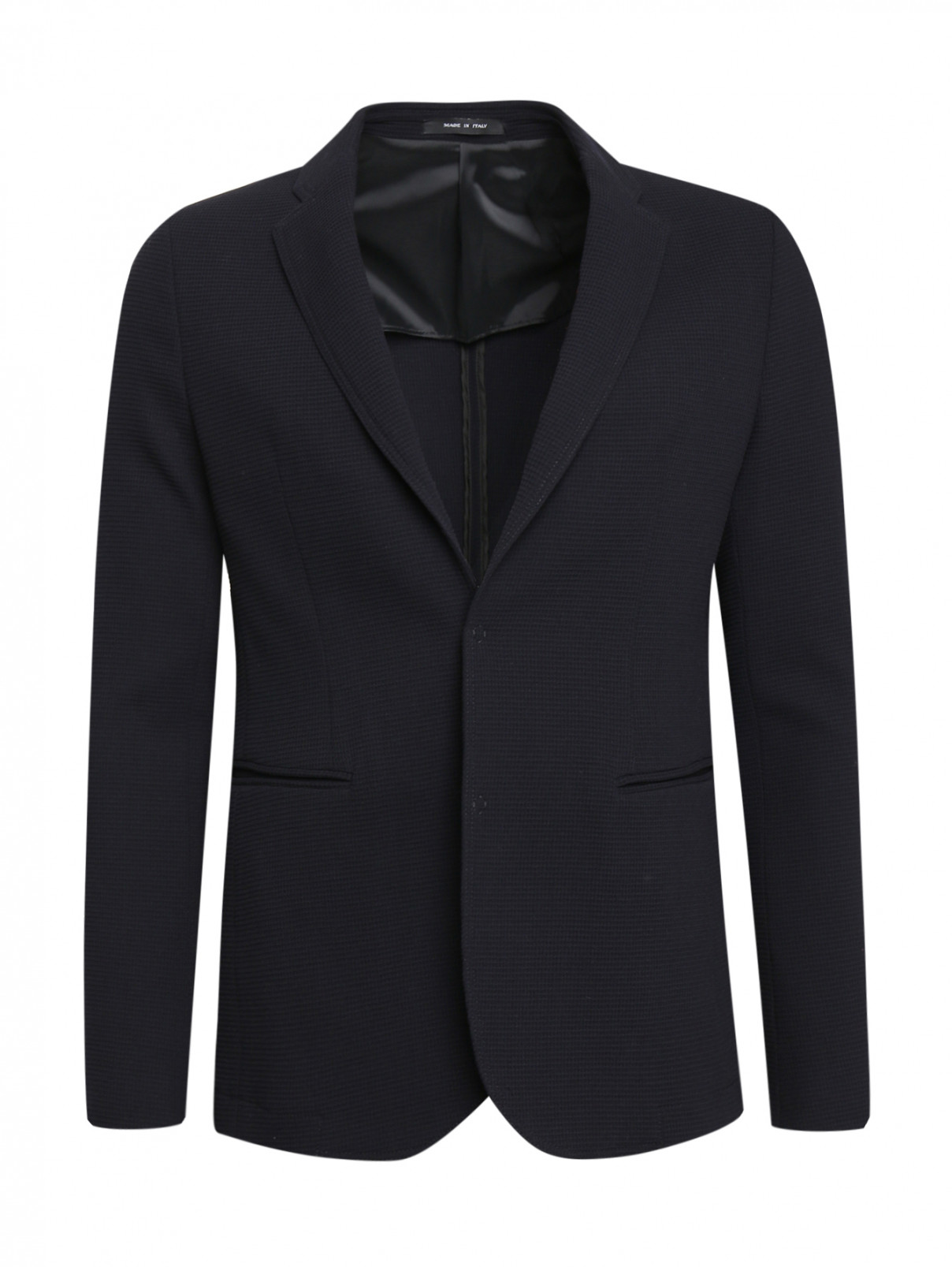 Пиджак из фактурной шерсти Emporio Armani  –  Общий вид