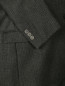 Однобортный пиджак из шерсти Emporio Armani  –  Деталь