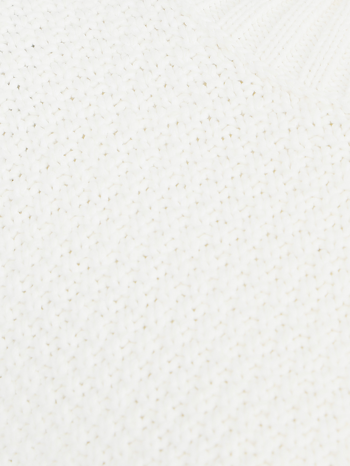 Удлиненный топ крупной вязки DKNY  –  Деталь  – Цвет:  Белый