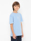 Хлопковая футболка с принтом Eleventy  –  МодельВерхНиз