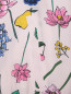 Бомбер из шелка с цветочным узором на молнии Markus Lupfer  –  Деталь