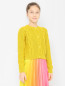 Кардиган из хлопка на пуговицах Ermanno Scervino Junior  –  МодельВерхНиз