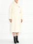 Пальто из шерсти и кашемира с капюшоном Marina Rinaldi  –  Модель Общий вид