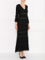 Платье-миди из кружевной ткани Alberta Ferretti  –  Модель Верх-Низ