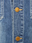 Куртка джинсовая из хлопка с потертостями Jil Sander  –  Деталь