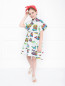 Платье-рубашка с узором Stella Jean  –  МодельОбщийВид