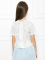 Полупрозрачная блуза из шелка с цветочным узором MiMiSol  –  МодельВерхНиз1