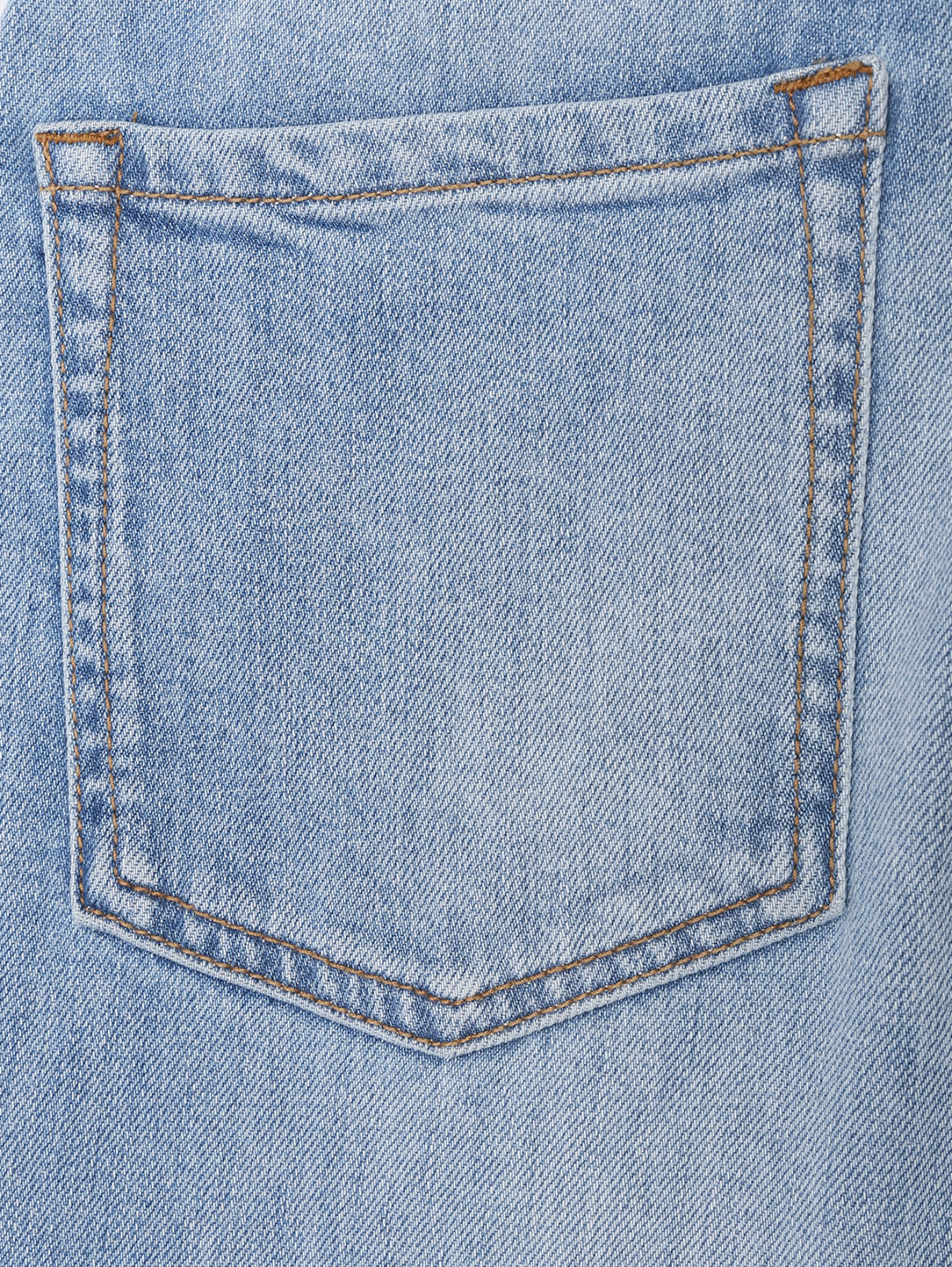 Джинсы из хлопка с карманами Weekend Max Mara  –  Деталь  – Цвет:  Синий