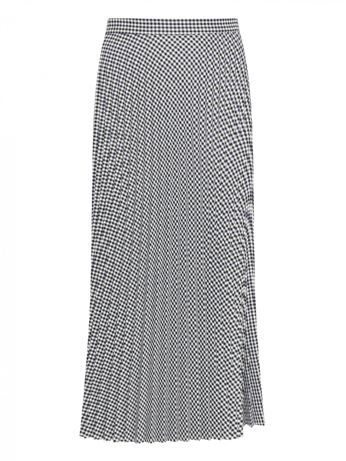 Плиссированная юбка с узором "клетка" Max&Co  –  Общий вид  – Цвет:  Узор