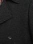 Двубортное пальто из шерсти с карманами Etro  –  Деталь
