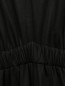 Трикотажное платье из смесового хлопка с контрастной отделкой Jil Sander  –  Деталь