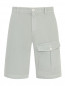 Хлопковые шорты с накладными карманами Eleventy  –  Общий вид