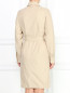 Хлопковое платье с узором "полоска", поясом и боковыми карманами Jean Paul Gaultier  –  Модель Верх-Низ1