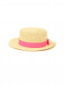 Шляпа из соломы с лентой Il Gufo  –  Обтравка1