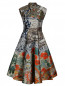 Платье-макси с абстрактным принтом Mary Katrantzou  –  Общий вид