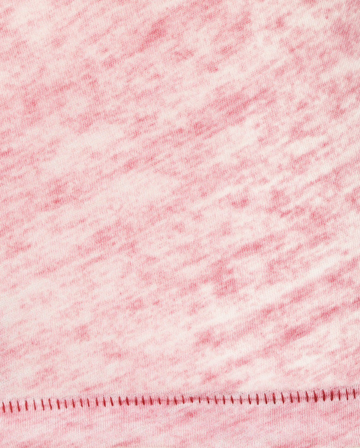 Майка из смешанного хлопка с круглым вырезом Chloé Stora  –  Деталь1  – Цвет:  Розовый