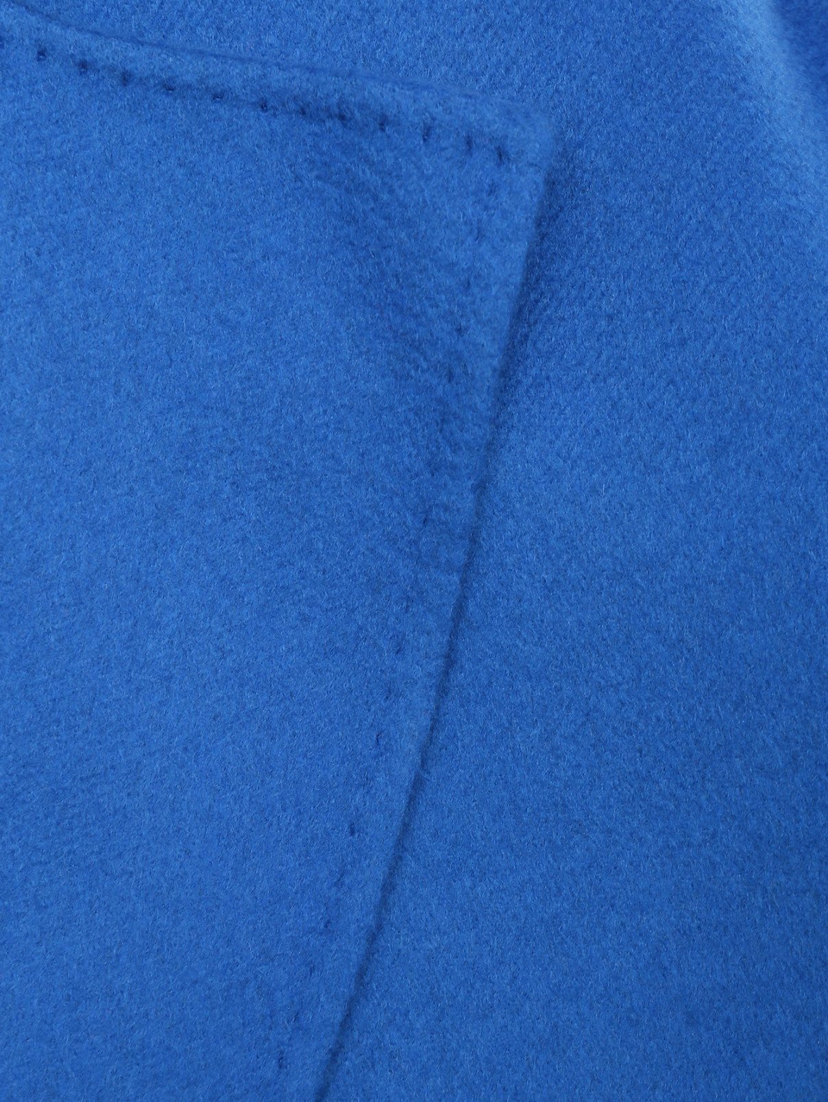 Пальто из кашемира с карманами Marina Rinaldi  –  Деталь  – Цвет:  Синий