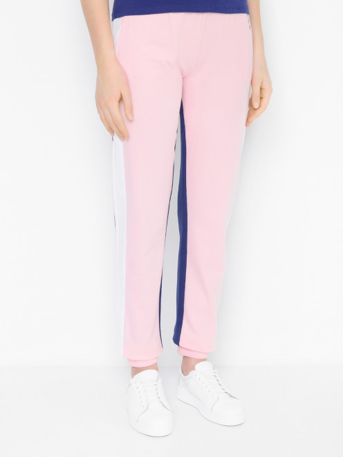Трикотажные брюки с карманами Guess - МодельВерхНиз