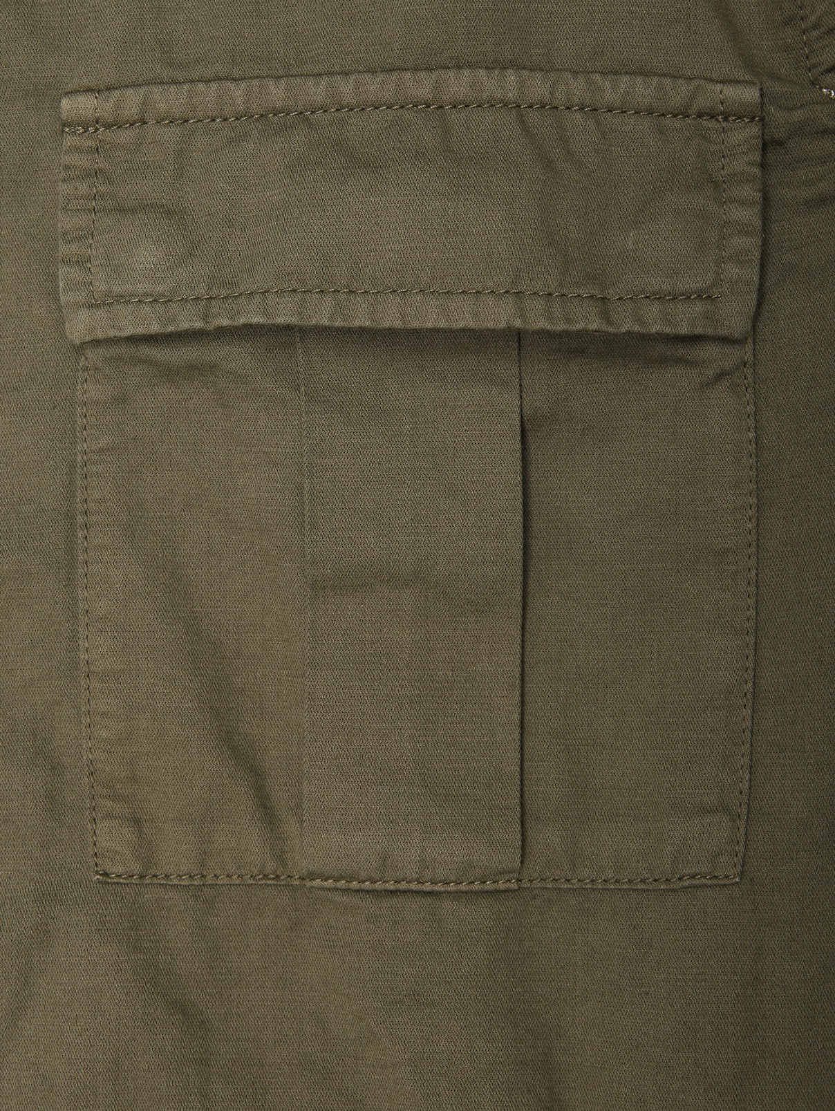 Куртка-рубашка с накладными карманами Herno  –  Деталь  – Цвет:  Зеленый