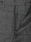 Классические брюки из шерсти с узором клетка LARDINI  –  Деталь1