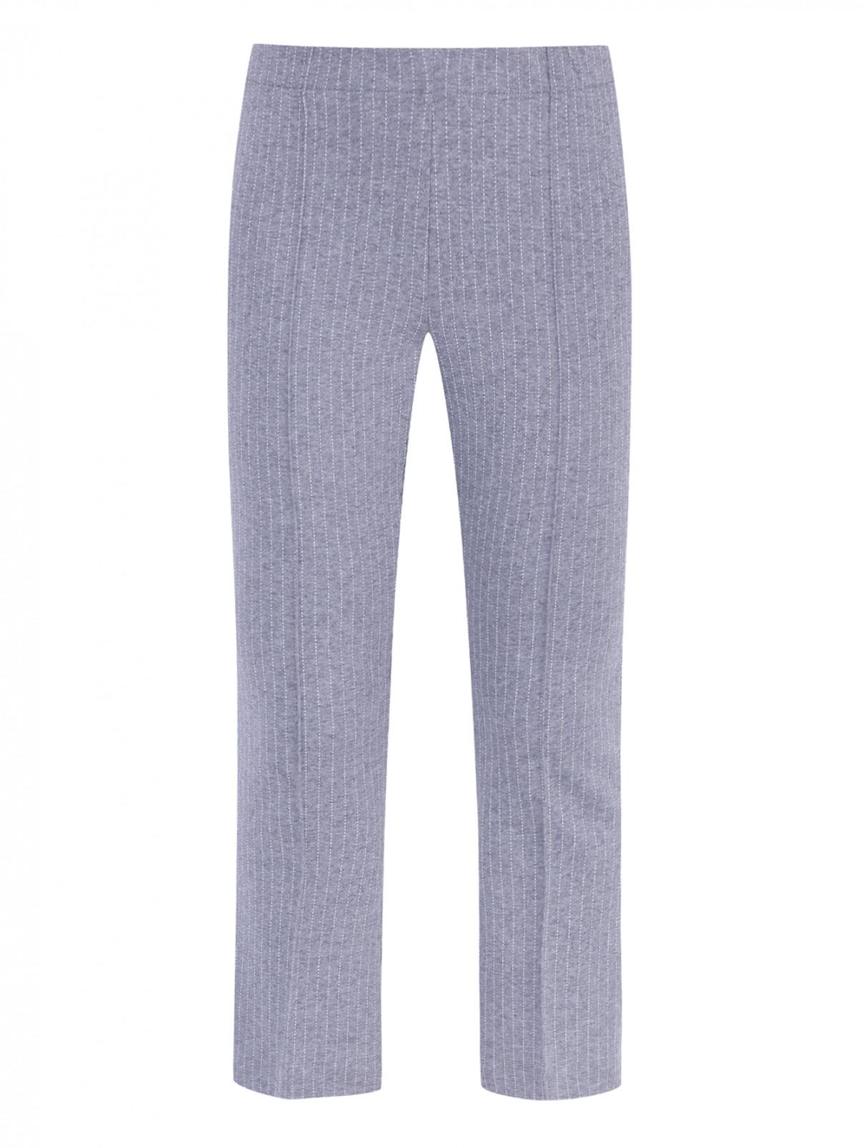 Трикотажные брюки в "полоску" Il Gufo  –  Общий вид  – Цвет:  Узор