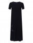 Платье-макси из вискозы с декором Love Moschino  –  Общий вид