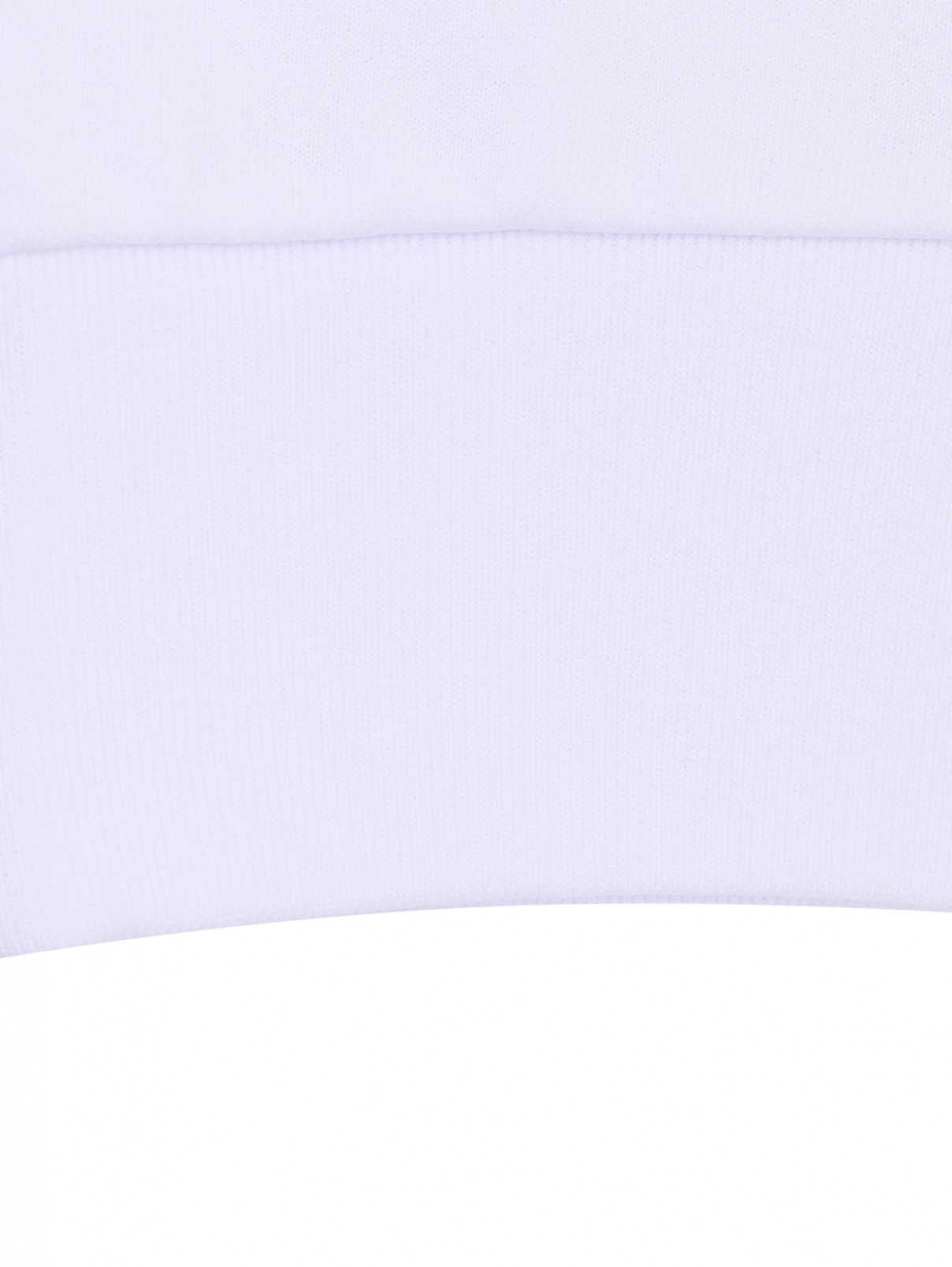 Трикотажные брюки с манжетами Dsquared2  –  Деталь1  – Цвет:  Белый