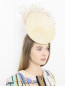 Шляпа из соломы и перьев Philip Treacy London  –  Модель Общий вид