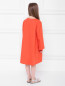 Платье из хлопка с вышивкой Alberta Ferretti Junior  –  МодельВерхНиз1