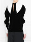 Комбинированная блуза с декоративным воротником Proenza Schouler  –  МодельВерхНиз1