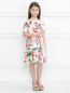 Платье с цветочный узором Dolce & Gabbana  –  МодельОбщийВид