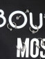 Укороченный свитшот из хлопка с принтом Moschino Boutique  –  Деталь