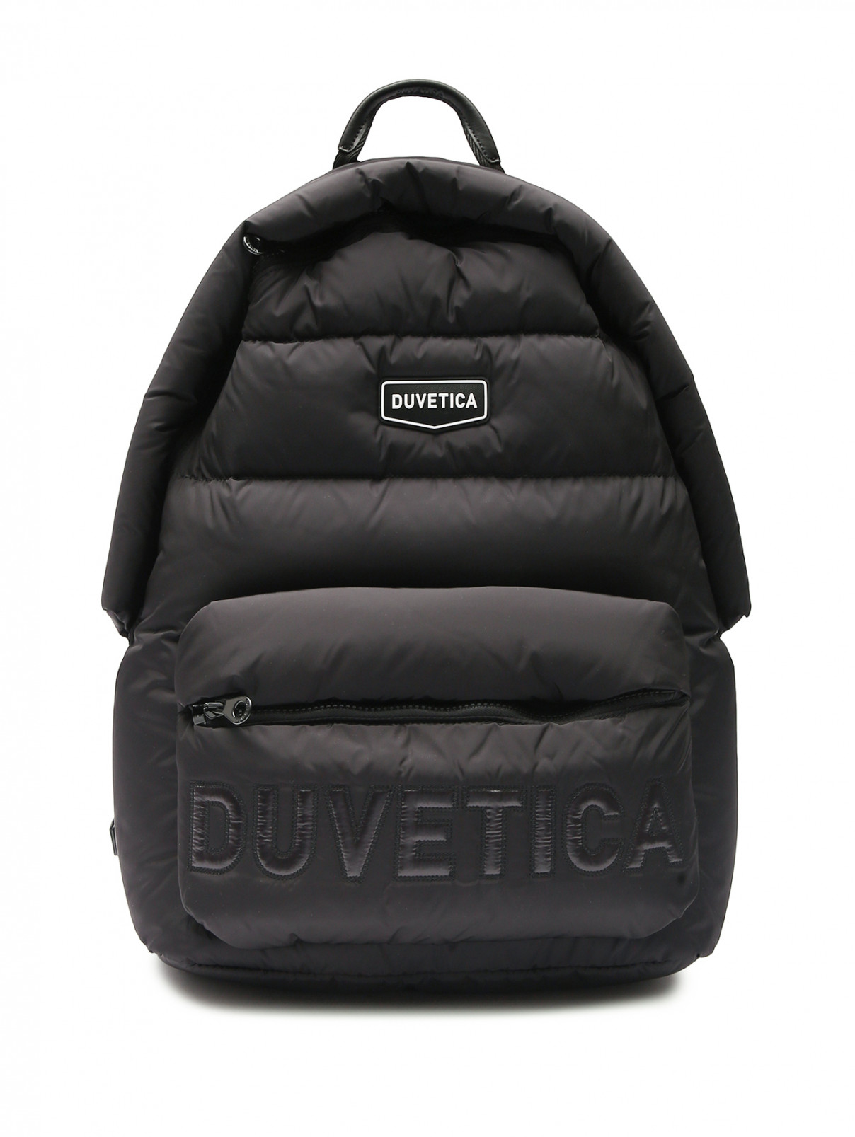 Рюкзак из текстиля на молнии Duvetica  –  Общий вид  – Цвет:  Черный