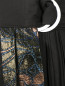 Плиссированная юбка из хлопка с цветочным узором Alysi  –  Деталь1