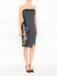 Платье-футляр из шерсти декориованное пайетками Donna Karan  –  Модель Общий вид