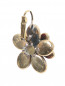 Серьги из металла с камнями в форме цветов Look&Took  –  Обтравка2