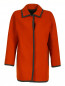 Пальто из шерсти с контрастной отделкой Etro  –  Общий вид