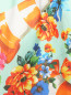 Платье из хлопка с баской и цветочным узором Moschino Couture  –  Деталь1