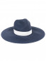 Шляпа с широкими полями и контрастной отделкой Max&Co  –  Общий вид