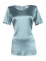 Блуза из шелка свободного кроя Voyage by Marina Rinaldi  –  Общий вид