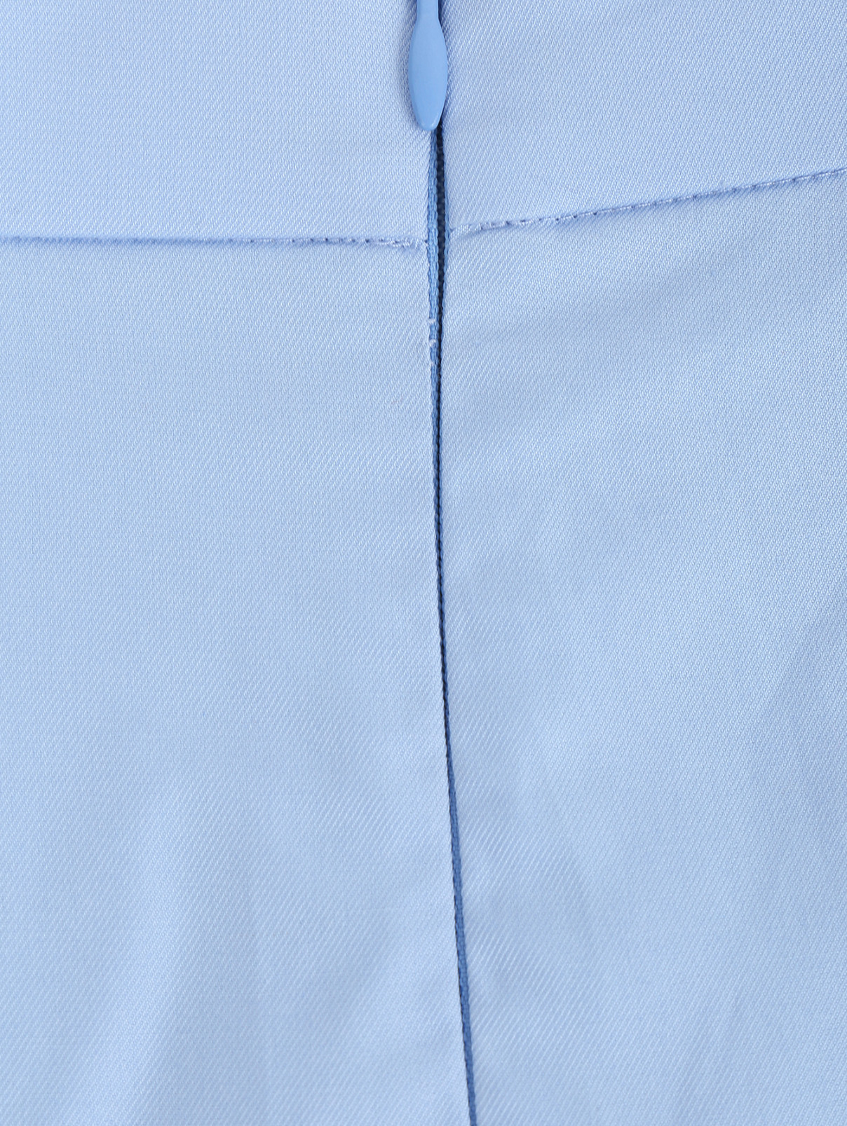 Юбка-мини из хлопка с декоративной отделкой Carven  –  Деталь1  – Цвет:  Фиолетовый
