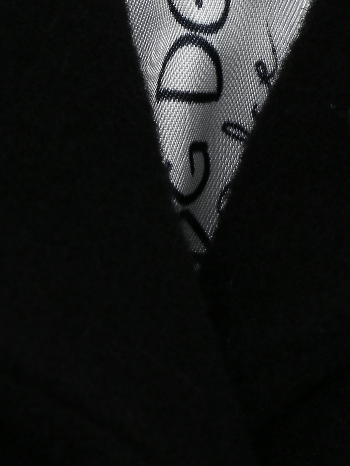 Однотонное пальто с накладными карманами Dolce & Gabbana  –  Деталь  – Цвет:  Черный