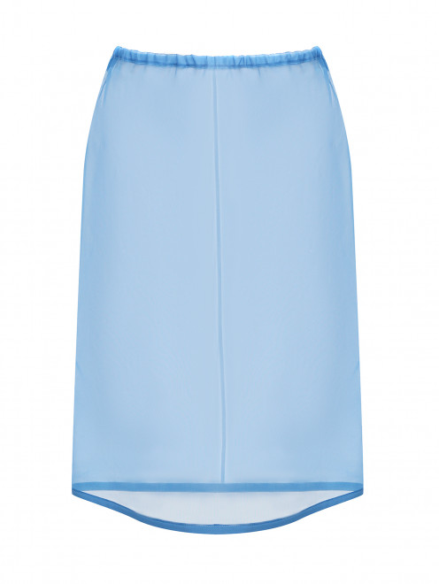 Полупрозрачная юбка из шелка - Общий вид
