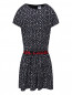 Платье трикотажное с принтом Karl Lagerfeld  –  Общий вид