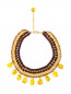 Ожерелье из текстиля с камнями Inga Kazumyan  –  Общий вид