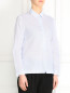 Рубашка из хлопка с узором "полоска" Max&Co  –  Модель Верх-Низ